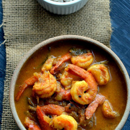 Kerala Style Prawns Tomato Curry ~ Shrimp Tomato Curry