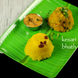 kesari bhath recipe | rava kesari recipe | sooji ka halwa recipe