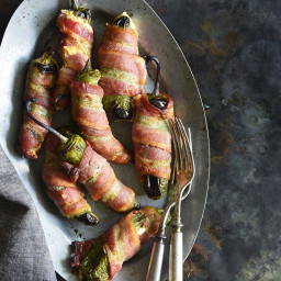 Keto Bacon-Wrapped Cheese-Stuffed Jalapeno Poppers