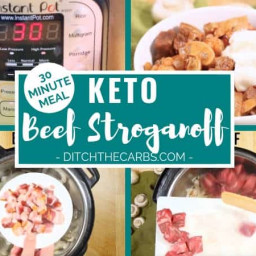 Keto Beef Stroganoff In The Instant Pot