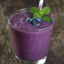 Keto Blueberry Smoothie- Just 3 ingredients!