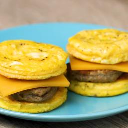 Keto Breakfast Sandwiches Recipe by Tasty