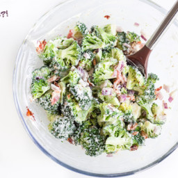 Keto Broccoli Salad, Low Carb Broccoli Salad