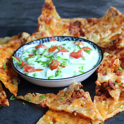 Keto Cheese Bacon Nachos from only 2 Ingredients