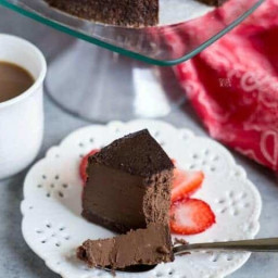 Keto Chocolate Cheesecake Baked in Pressure Cooker