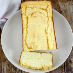 Keto Cream Cheese Coconut Flour Pound Cake