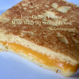 Keto Grilled Cheese Made With 90 Second Bread