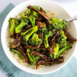 Keto/Low Carb Beef and Broccoli Stir Fry