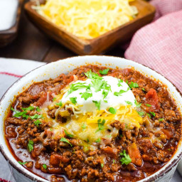 Keto Low Carb Beef Chili