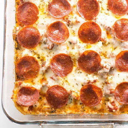 Keto Low Carb Pizza Casserole Recipe (Easy) - 5 Ingredients