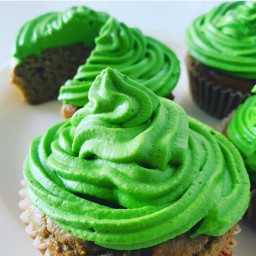 Keto Matcha Green Tea Cupcakes
