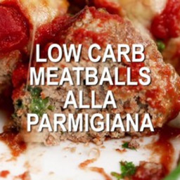 Keto Meatballs Alla Parmigiana (Gluten Free)