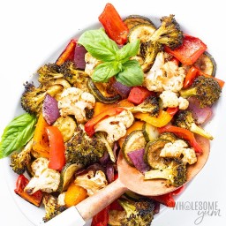 Keto Oven Roasted Vegetables Recipe