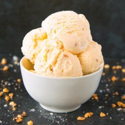 Keto Peanut Butter Ice Cream (No Churn, Vegan, Paleo)