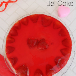 Keto Strawberry Jel Cake