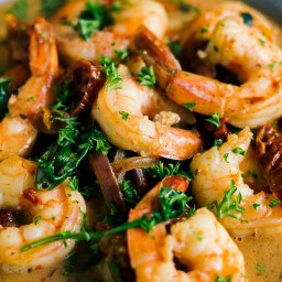 Keto Tuscan-Style Shrimp Recipe