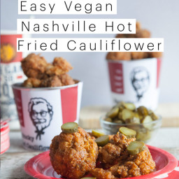 KFC Nashville Hot Fried Cauliflower Recipe