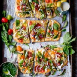 Kick Of National Vegetarian Week With This Vegetarian Summer Tomato Pizza +