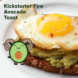 Kickstarter Fire Avocado Toast (Aries) Recipe by Tasty