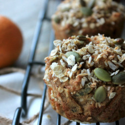 Kids' healthy morning glory muffins- winter edition
