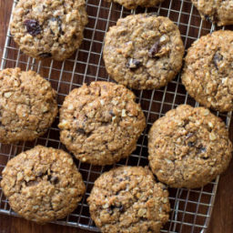 Kitchen Sink Breakfast Cookies (whole grain and refined sugar-free)