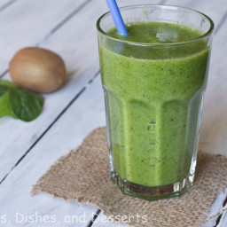 Kiwi  and  Spinach Smoothie