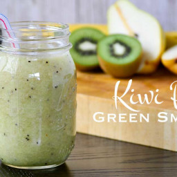 Kiwi Pear Green Smoothie Recipe