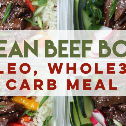 Korean Beef Bowls for Quick Meal Prep: Paleo, Whole30 & Low Carb
