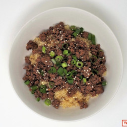 Korean Ground Beef and Quinoa Bowls