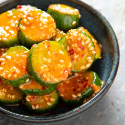 Korean Marinated Cucumber Banchan (Oi Muchim) Recipe