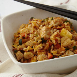 Korean Pork and Kimchi Fried Rice