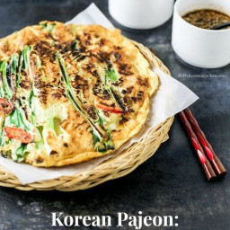 Korean Seafood and Green Onion Pancakes (Haemul Pajeon)