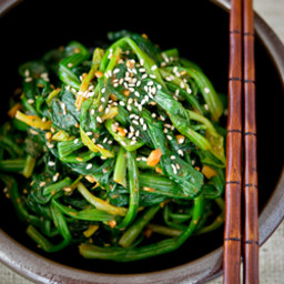 Korean Spinach, the rustic version
