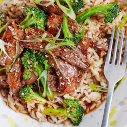 Korean-Style Beef and Broccoli Bowl