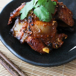 Korean Style Pan-fried Pork Belly