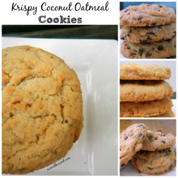 Krispy Coconut Oatmeal Cookies