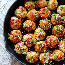 Kung Pao Chicken Meatballs