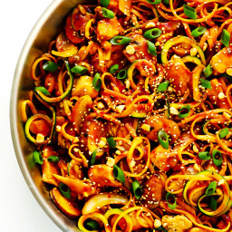 Kung Pao Chicken Noodle Stir-Fry