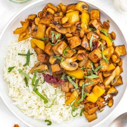 Kung Pao Tofu is a fun Dinner Idea ready in 30 mins!