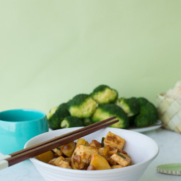 Kung Pao Tofu with Broccoli