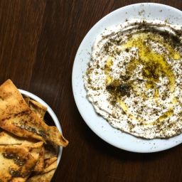 Labneh with Olive Oil and Za'atar