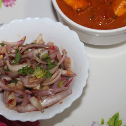 Laccha Onion Recipe - Indian Onion Salad Recipe