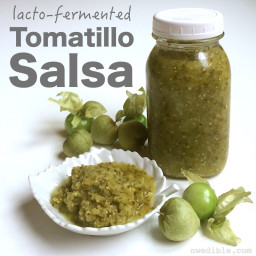 Lacto-Fermented Tomatillo Salsa