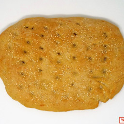 Lagana (Greek Sesame Seed Bread)