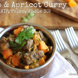 Lamb and Apricot Curry {AIP, Paleo, Whole30}