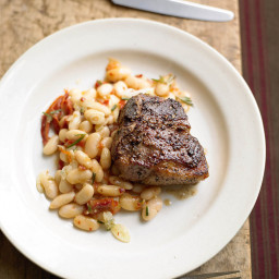 Lamb and White Beans with Rosemary
