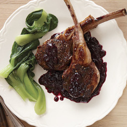 Lamb Chops with Concord Grape Sauce