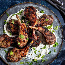 Lamb Chops with Fresh Herb Yogurt Are Ready in Minutes