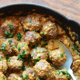 Lamb Meatballs in a Spicy Curry