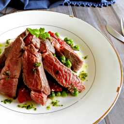 Lamb Steak with Feta and Mint Gnocchi Recipe